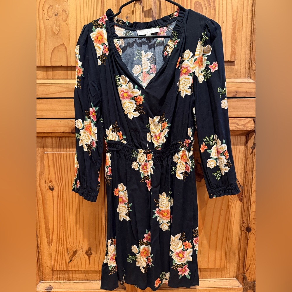Loft flounce dress